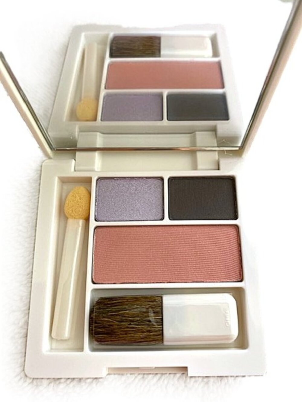CLINIQUE Colour Surge Eye Shadow Duo Pressed Powder Blush Pink Purple